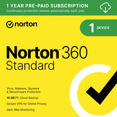 Norton Small Business 2025, Business Cyber Security With Antivirus For 10 Devices 1 Year Plus 24/7 Business Tech Support,