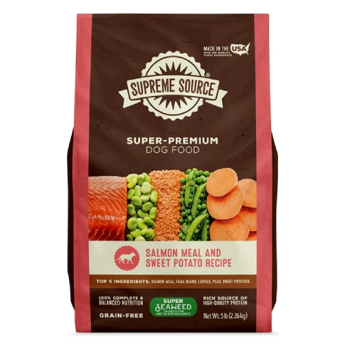 Supreme Source Grain-Free Salmon Meal & Sweet Potato Recipe Dry Dog Food